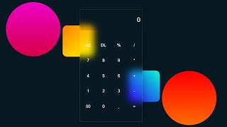 Make a Glassmorphism Calculator by HTML CSS and JavaScript | Code With Arav | #10