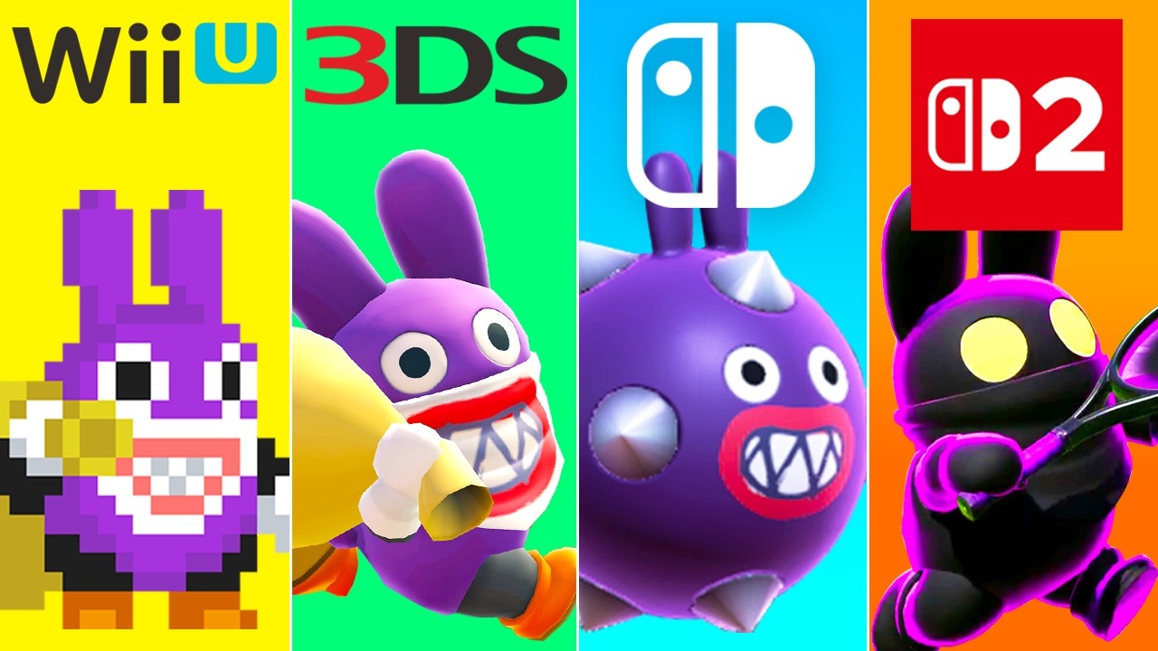 Evolution of Nabbit in Mario Games (2012-2026)