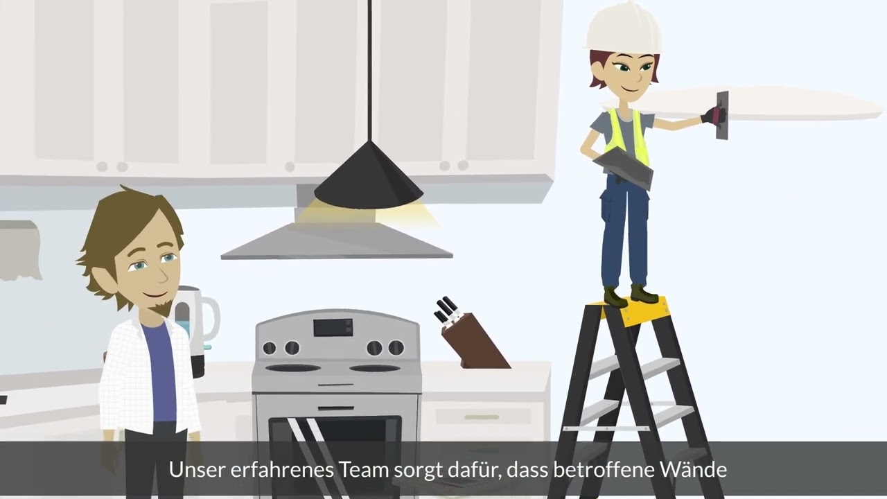 FARBDEKO-Erklärvideo zur Leckortung, Schadenbeseitigung und Schadensabwicklung mit der Versicherung