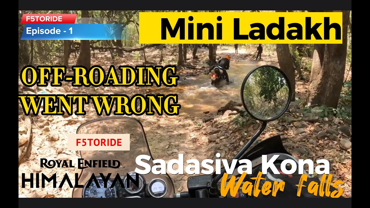 Royal Enfield Group Ride | Off-roading Near Chennai | Sadasiva Kona Waterfalls | Ladakh | FToRide