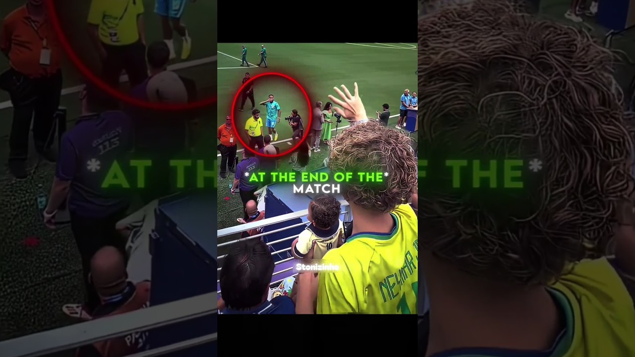 Esse fã queria conhecer Neymar