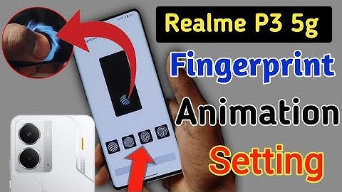 Realme P3 5g me fingerprint animation kaise change kare/how to animation in realme P3 5g mobile me