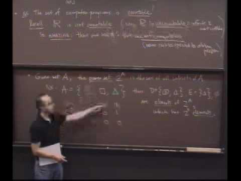 Real Analysis, Lecture 8: Cantor Diagonalization a...
