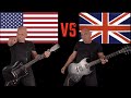 United States of America VS United Kingdom (Guitar Riffs Battle)