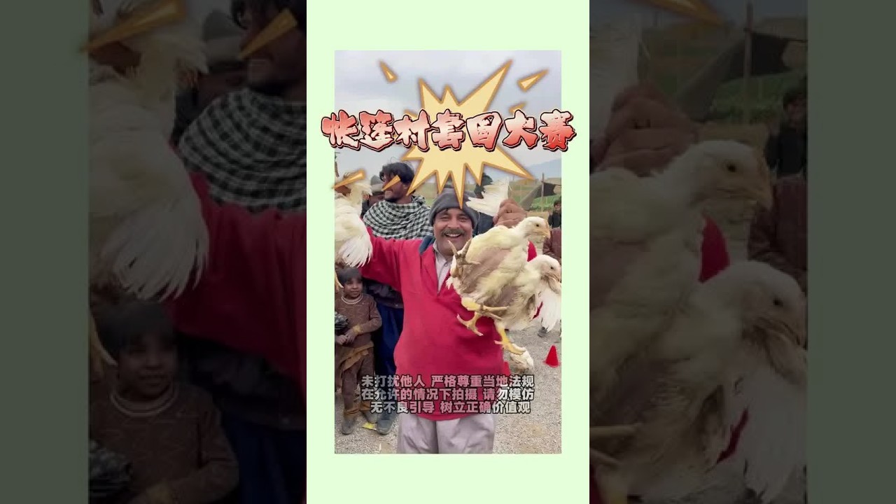 帐篷村套圈大赛 把中国套圈打入国际市场，巴铁朋友玩疯了