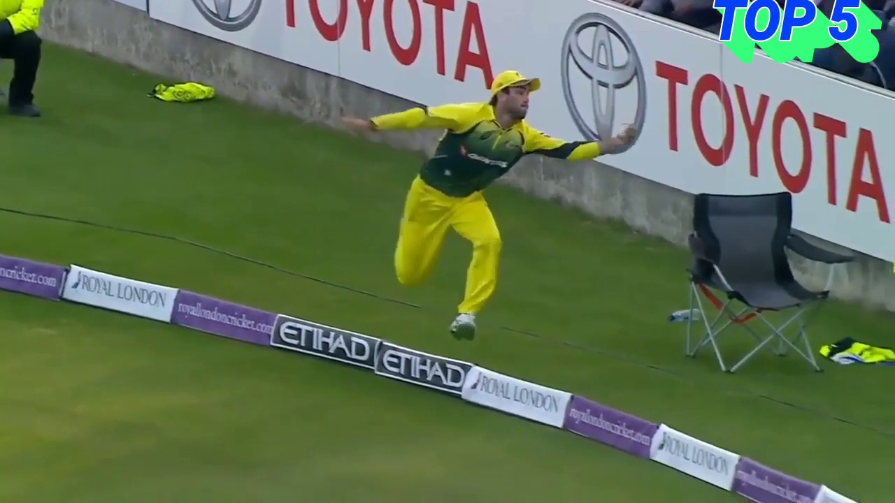 Top 5 catches in World Cricket YouTube