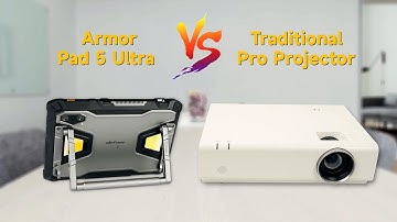 Ulefone Armor Pad 5 Ultra vs Traditional Projector | Can a Rugged Tablet Replace Your Projector?