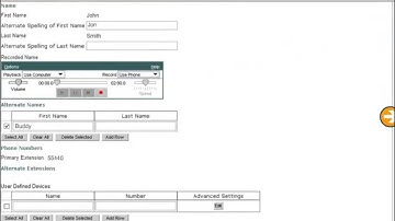 CISCO Unity Assistant with Web Inbox - Personal Options