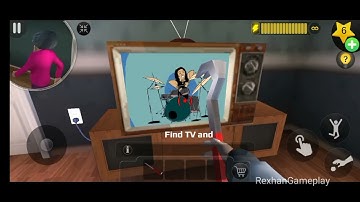 Scary Teacher 3D - Chapter 1 - The TV Villain (Android Gameplay)