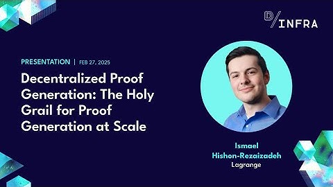 The Holy Grail of Decentralized Proof...ft. Ismael Hishon-Rezaizadeh [Lagrange]