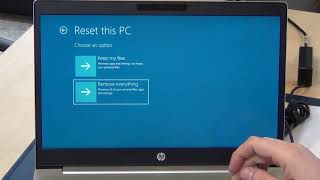 HP Recovery -  How to reset HP Probook Notebook / Laptop to factory default (Windows 10)