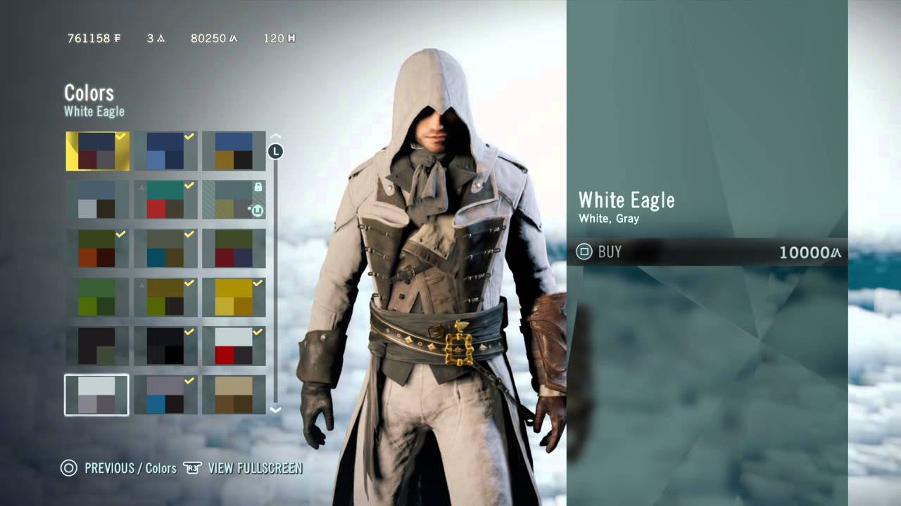 Assassin's Creed® Unity All Colors - YouTube