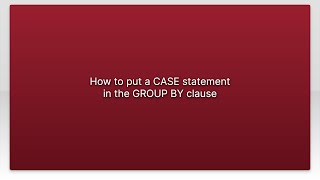 Celebrity How to put a CASE statement in the GROUP BY clause Net Worth