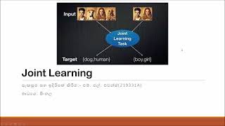 Machine Learning | Joint Learning in Sinhala | Malan Evans