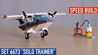 Speed build of 1990 LEGO® set 6673 "Solo Trainer"