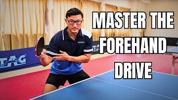 MASTER De forehand drive - de eerste slag in tafeltennis