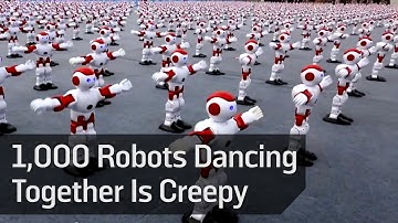 1,000 Robots Dancing Together Is Creepy