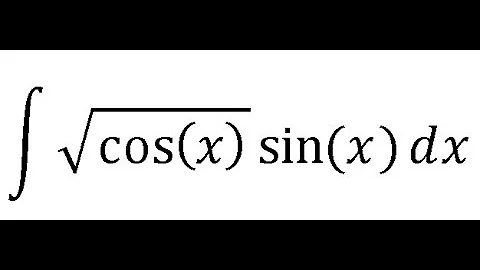 Integration Made Easy: sin(x) × (cos(x))^(1/3)