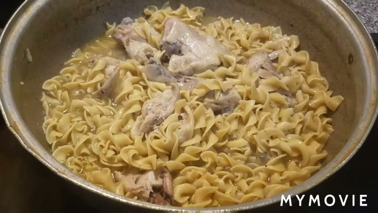 Garlic noodles and chicken YouTube