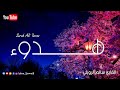 هدوء وسكينة لاتوصف تلاوة هادئة من سورة ال عمران القارئ سالم الرويلي Surah Ali Imran 