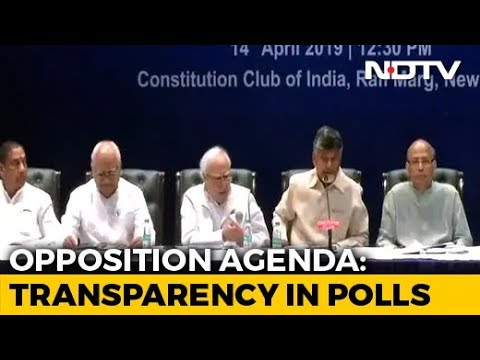 Chandrababu Naidu Leads Opposition Attack Over EVMs, Demands Ballot Votes