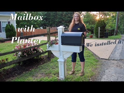 Mailmaster Hudson Mailbox 🍀 with Planter (Step2) - Installation 👈