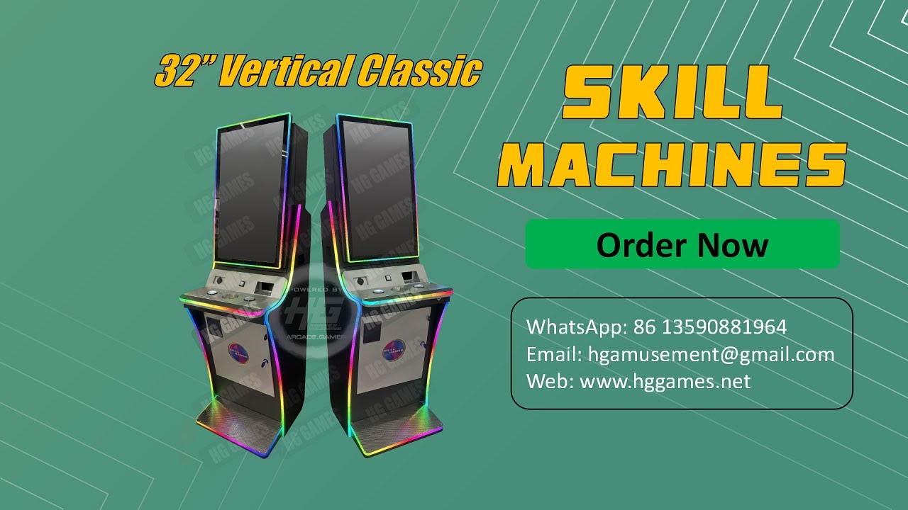 Newest 32-Inch Vertical Screen Casino Gaming Slot Game Machine