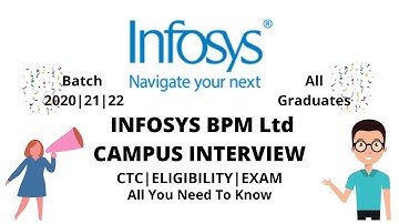 Infosys | BPM Ltd Campus Interview | Batch 2020-21-22 | Hiring Science Graduates | Apply Now.