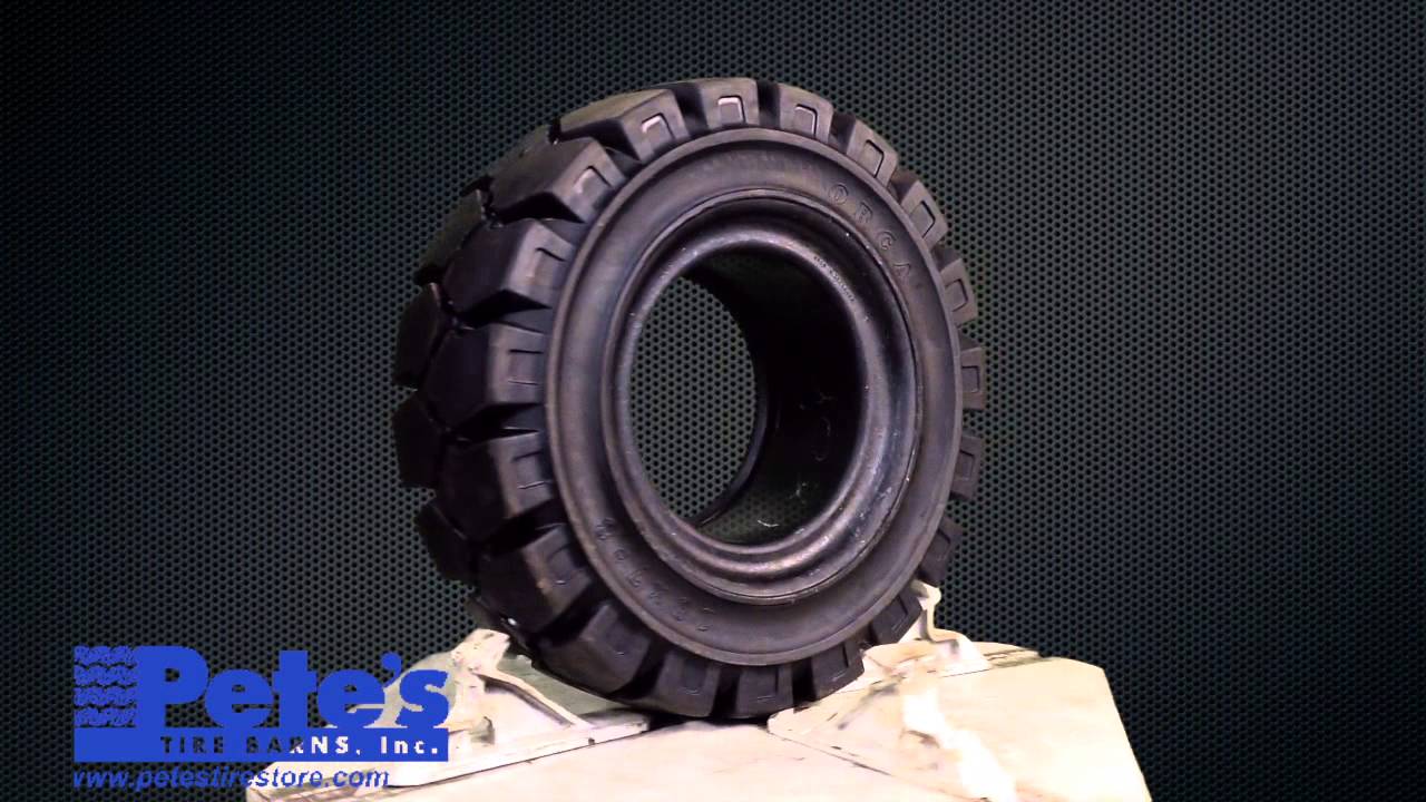 18x7-8 (4.33) Trelleborg ORCA Solid Forklift Tire (LOC)