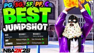 BEST JUMPSHOTS for EVERY BUILD & 3PT RATING in NBA 2K26 🔥 100% GREEN RELEASES ! 