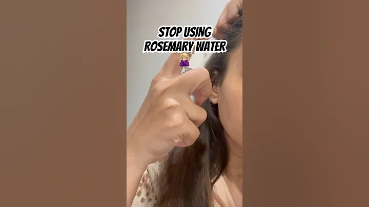 No hair growth from Rosemary Water ?? Watch this to find out the reasons🙇🏼‍♀️ #haircare #viral