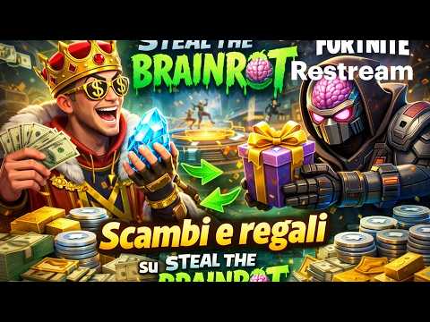 I GRANDI ADMIN E REGALI su STEAL THE BRAINROTI!!!!!