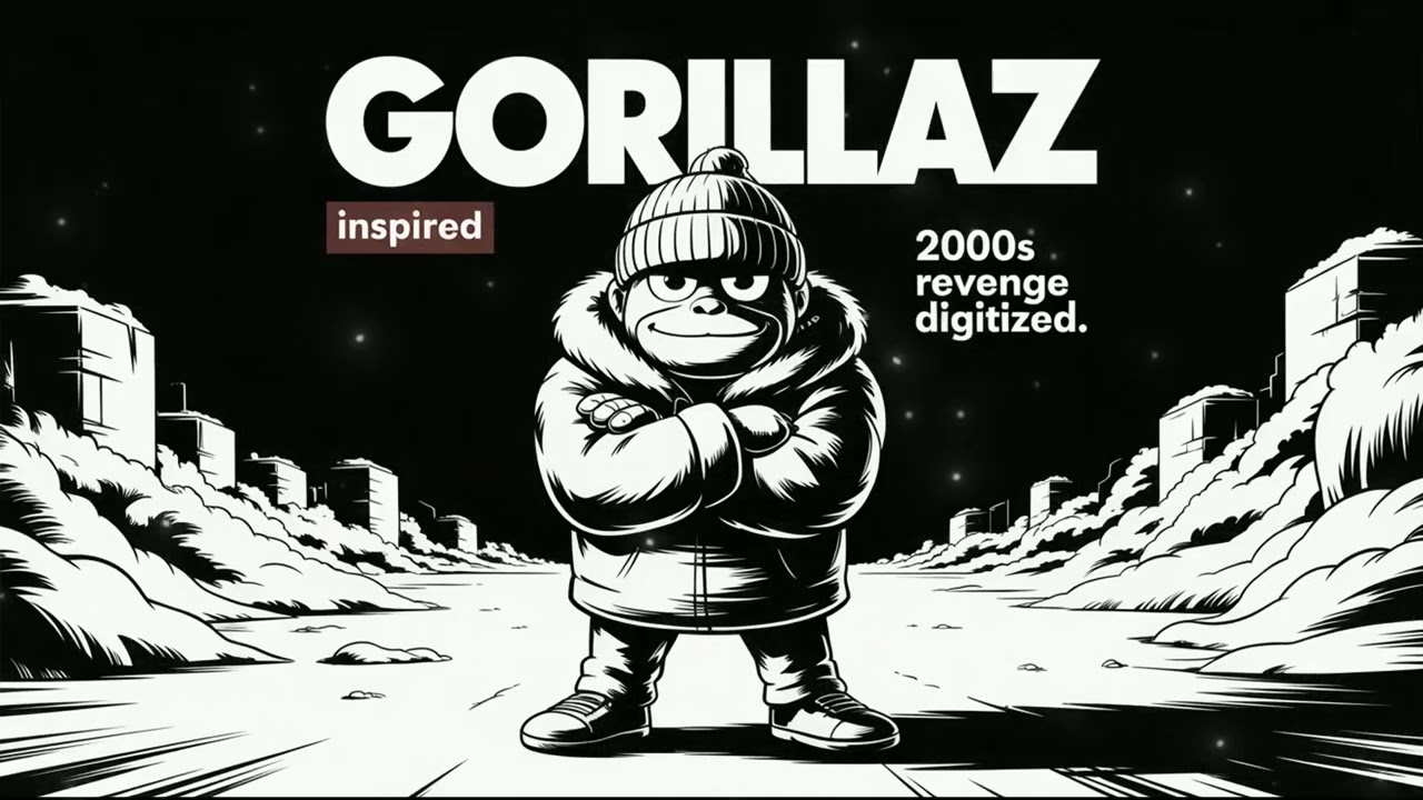 Kill Bill [once again] – Psycho Album Mix | Gorillaz Inspired AI Remix | Trip-Hop, Alt Hip-Hop