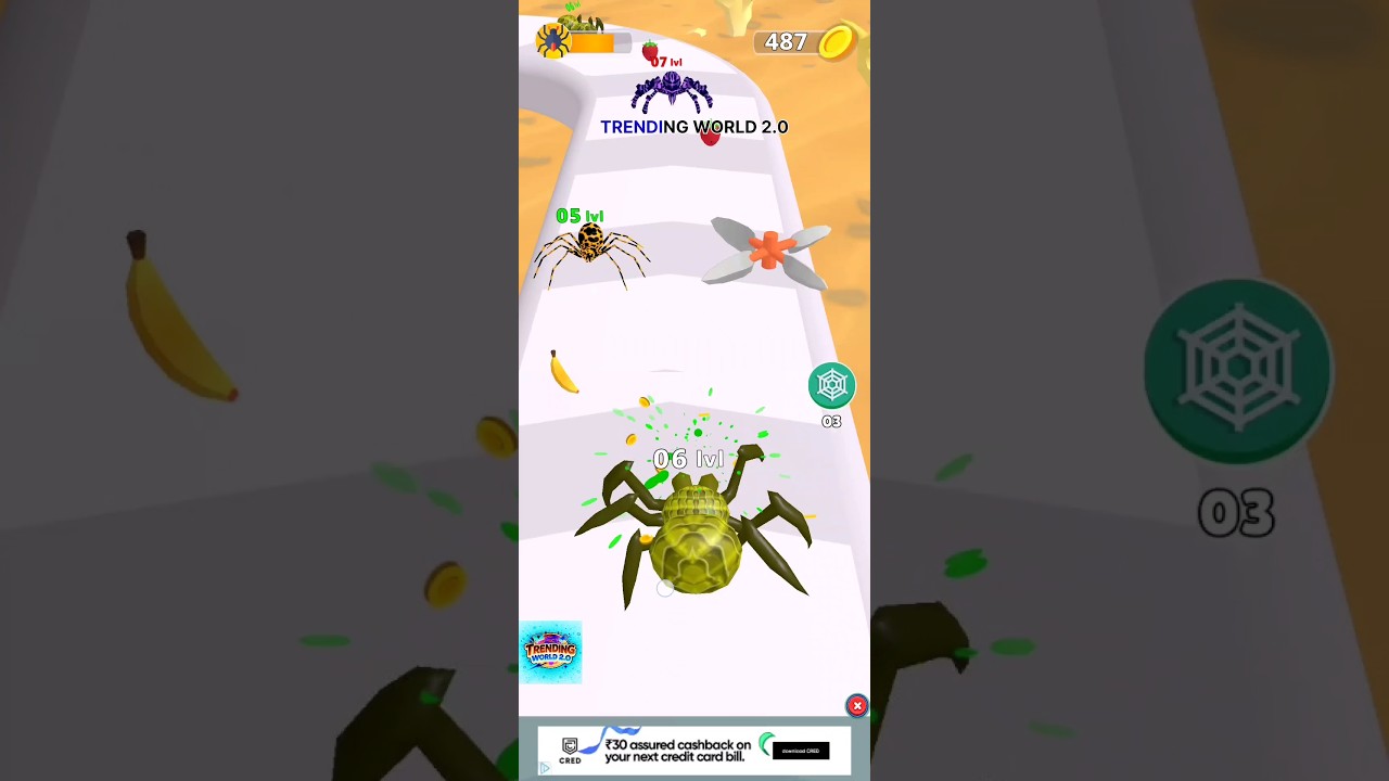 Big Spider vs Small Spider 😱 | Spider Evolution Game 🕷️ 