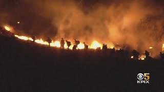 Burning, Stolen Car May Have Sparked Newell Fire In American Canyon; 1 Arrest