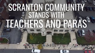Scranton Community Stands with Striking Teachers and Paras