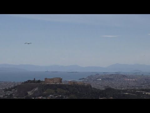 ΗΝΙΟΧΟΣ 2021, διέλευση μαχητικών αεροσκαφών από την Ακρόπολη