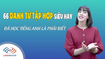 Từ vựng tiếng Anh cơ bản - CÁC DANH TỪ TẬP HỢP CỰC PHỔ BIẾN [Tiếng Anh Giao tiếp Langmaster]