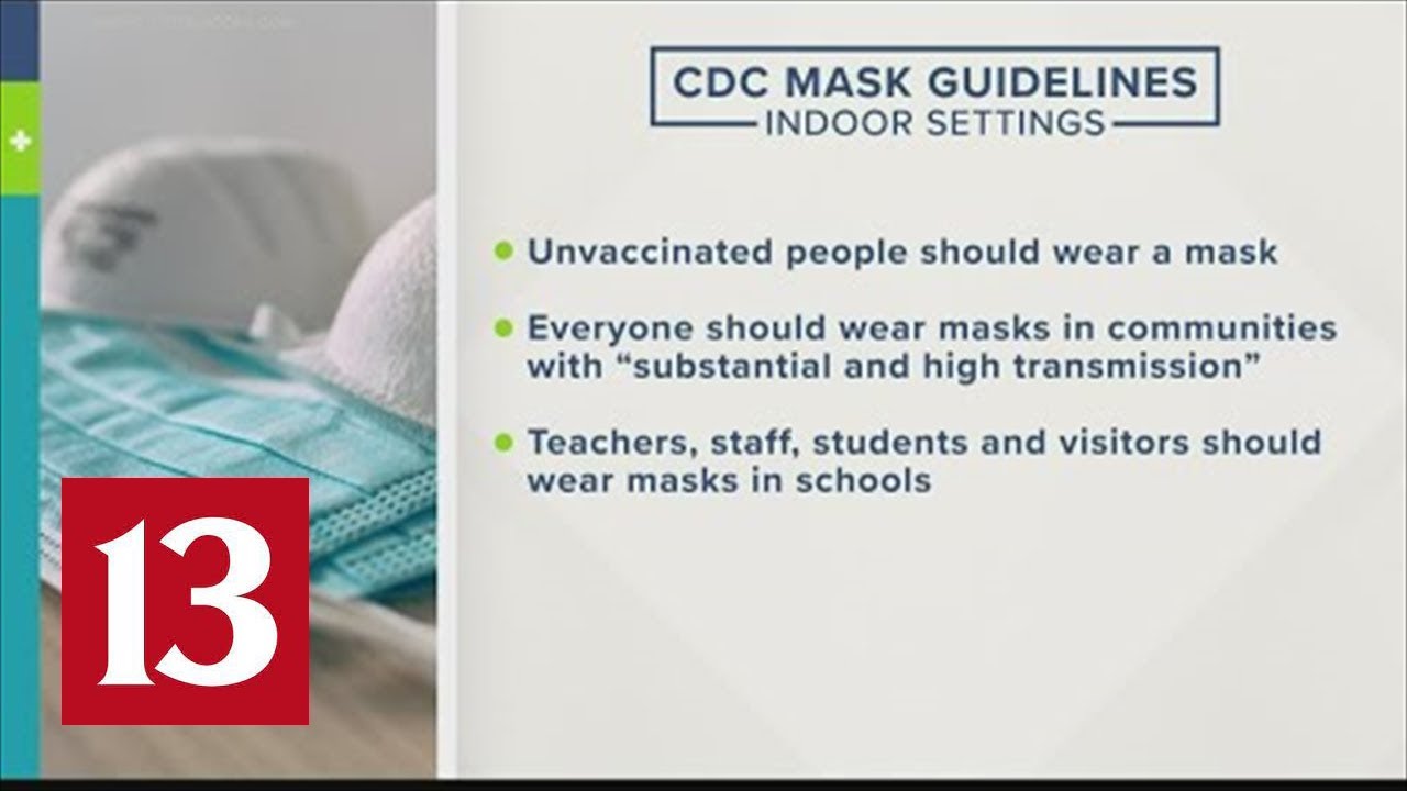 New CDC guidance on face masks has schools rethinking their plans - YouTube
