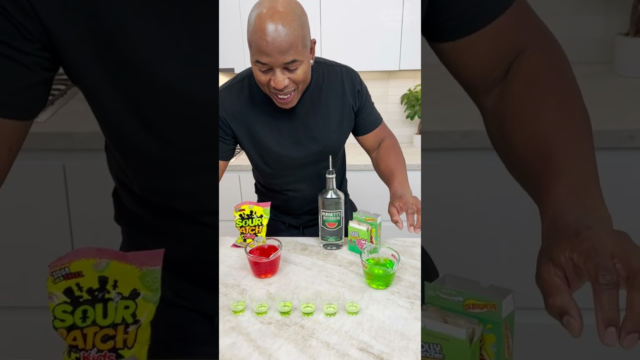 Sour Patch Watermelon Jello Shots
