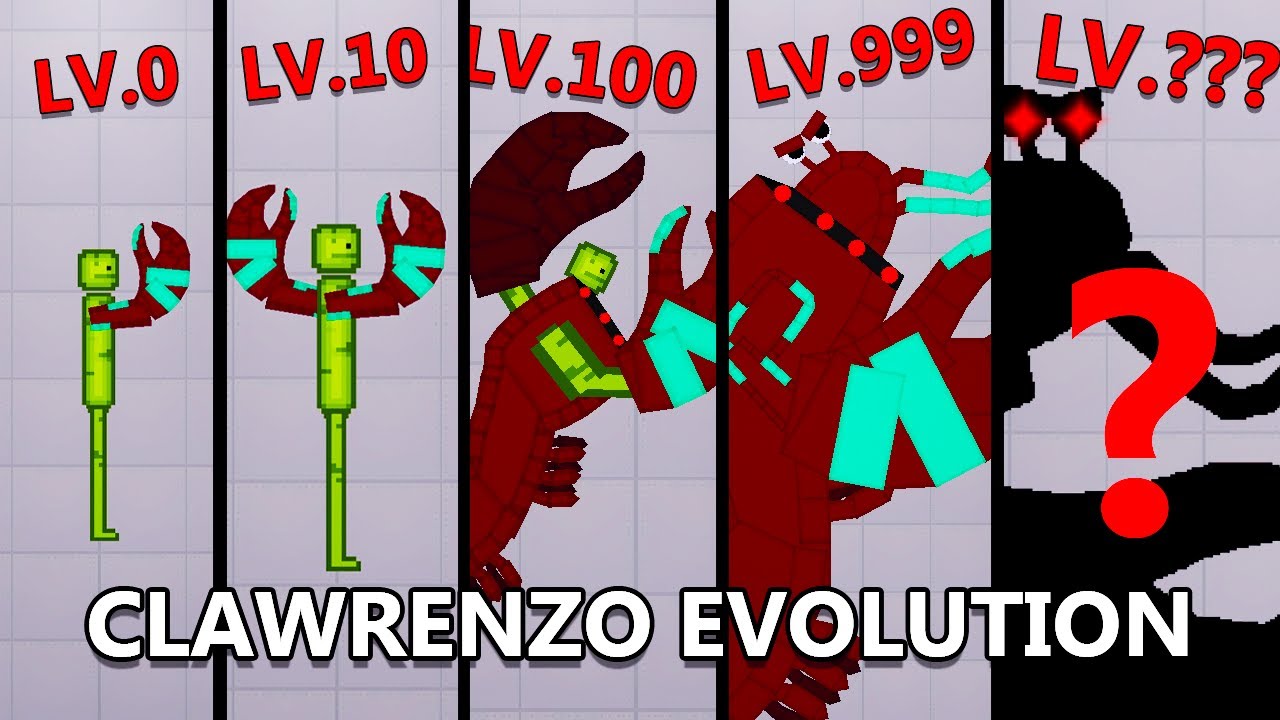 New Evolution Of CLAWRENZO in Melon Playground - Garten of Banban 8 - People Playground