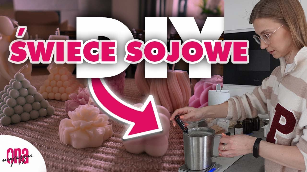 Jak zrobić samemu zapachowe świeczki sojowe? Poradnik DIY z Ulą Grzebyszak🕯️