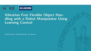 Vibration Free Flexible Object Handling With A Robot Manipulator Using Learning Control
