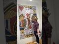 Largest playing card 🃏 3 m x 2.02 m by Rob Hallifax 🇬🇧