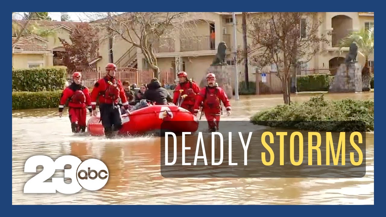 90% of California under flood watch - YouTube