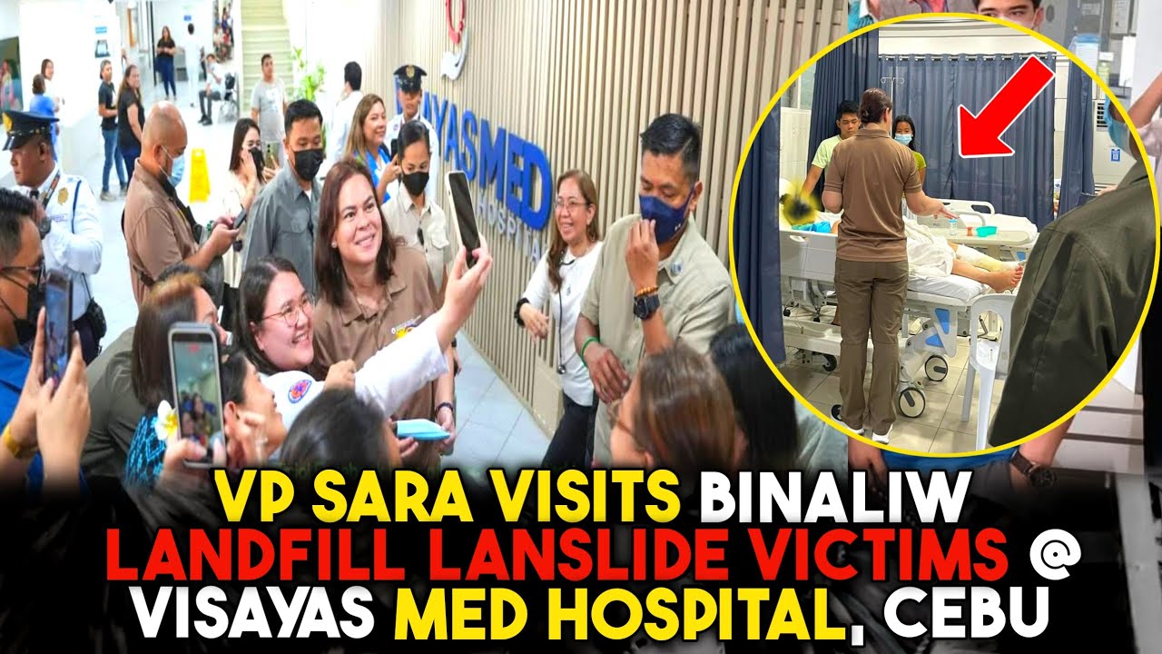 PAGDATING NI VP SARA HALOS KILIGIN SA TUWA ANG MGA STAFF,NURSE,DOCTORS etc. SA VISAYAS MED HOSPITAL