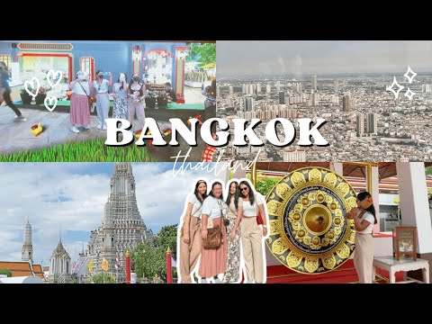 first girls trip in bangkok 🇹🇭 temples, king power mahanakhon, yummy thai food