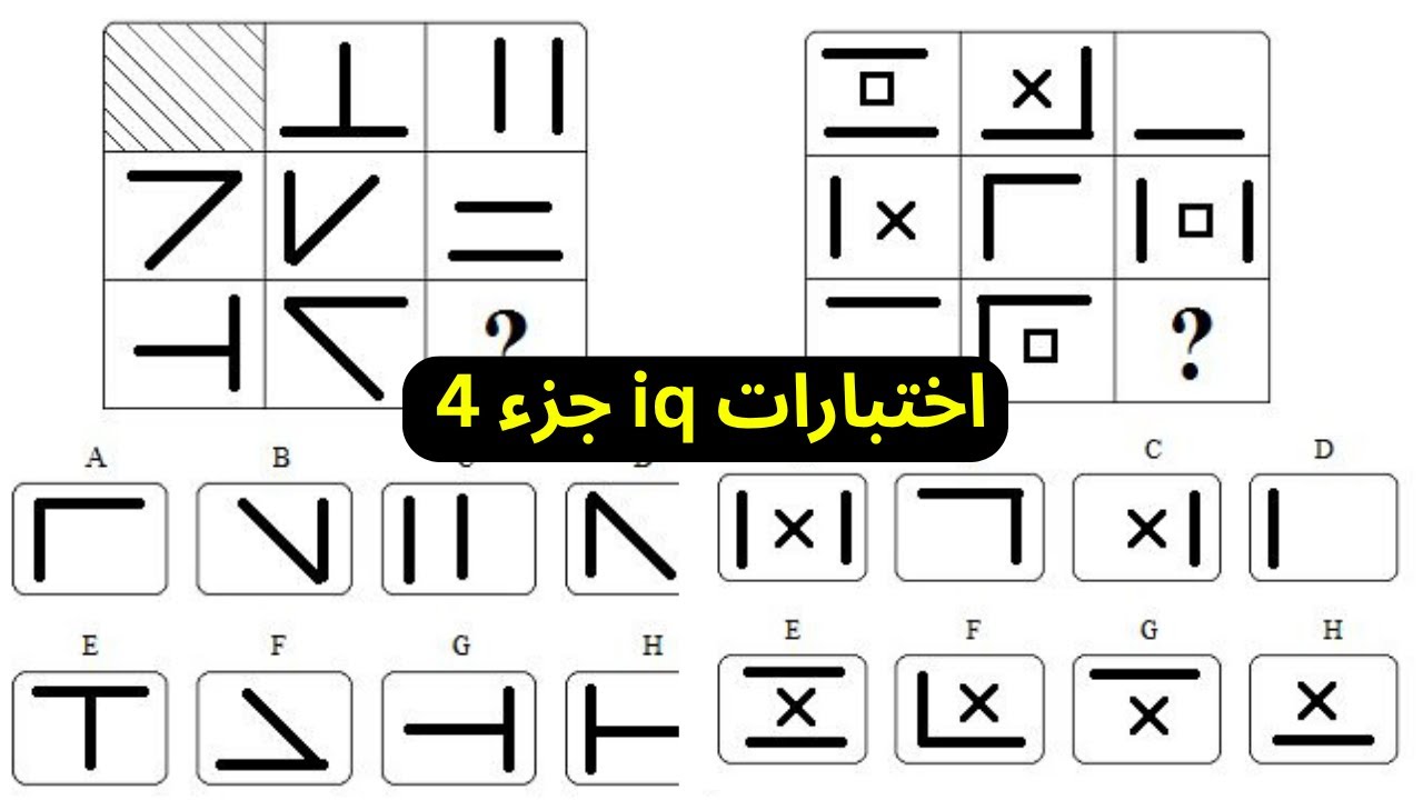 اسئله iq جديده مسابقة التربية والتعليم 4 حل اسئلة واختبارات iq وحل امتحانات اختبارات الذكاء اى كيو