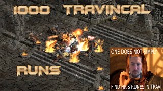 1000 Travincal Runs- Diablo 2 LOD