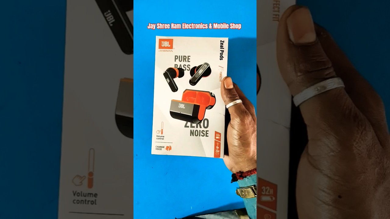 Pure Bass, Zero Noise — JBL Zeal Pods Earbuds❤️👍